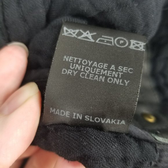 Isabel Marant Glasco Black Quilted Leather Belt Coat Size 40 Raw Hem Jacket - Picture 14 of 15